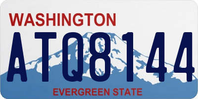 WA license plate ATQ8144