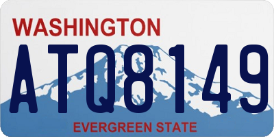 WA license plate ATQ8149