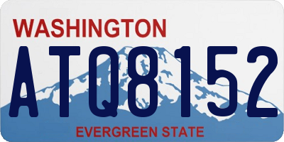 WA license plate ATQ8152