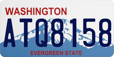 WA license plate ATQ8158