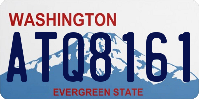 WA license plate ATQ8161