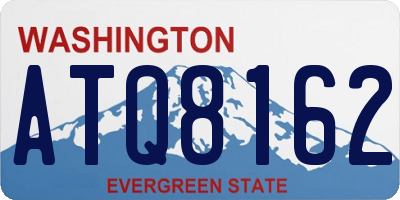 WA license plate ATQ8162