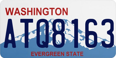 WA license plate ATQ8163