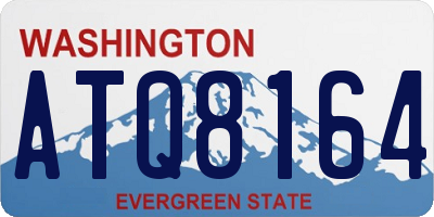 WA license plate ATQ8164