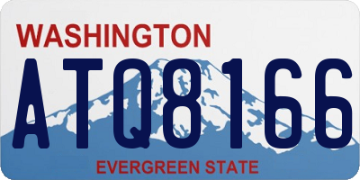 WA license plate ATQ8166