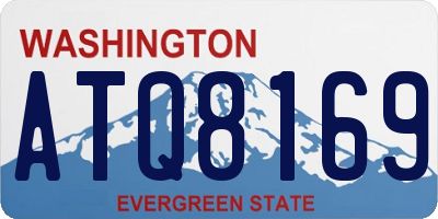 WA license plate ATQ8169