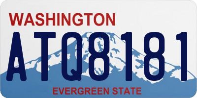 WA license plate ATQ8181