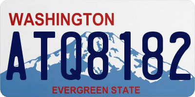 WA license plate ATQ8182