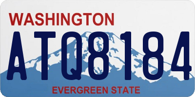 WA license plate ATQ8184