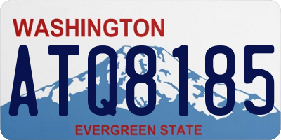 WA license plate ATQ8185