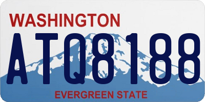 WA license plate ATQ8188