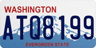 WA license plate ATQ8199
