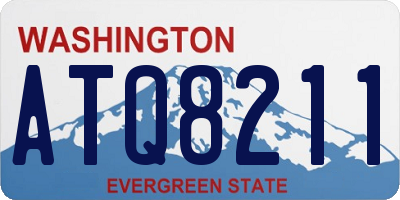 WA license plate ATQ8211