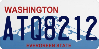 WA license plate ATQ8212