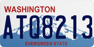 WA license plate ATQ8213