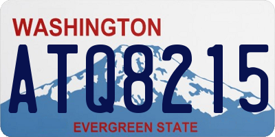 WA license plate ATQ8215