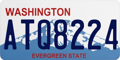 WA license plate ATQ8224