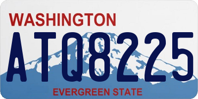WA license plate ATQ8225