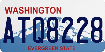 WA license plate ATQ8228