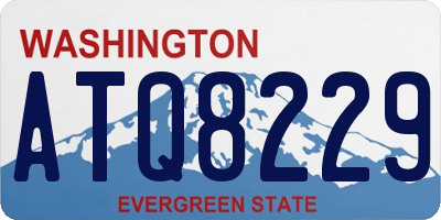 WA license plate ATQ8229