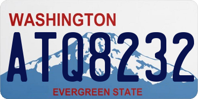 WA license plate ATQ8232