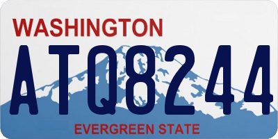 WA license plate ATQ8244