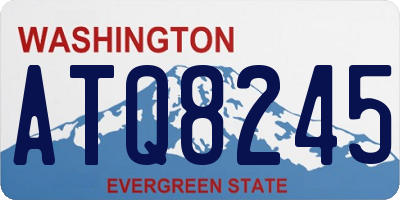 WA license plate ATQ8245