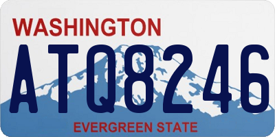 WA license plate ATQ8246