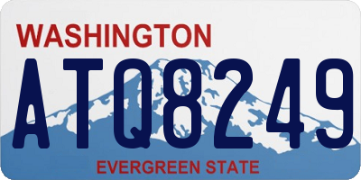 WA license plate ATQ8249