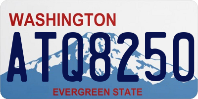 WA license plate ATQ8250