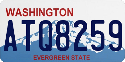 WA license plate ATQ8259