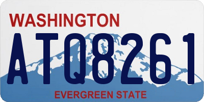 WA license plate ATQ8261