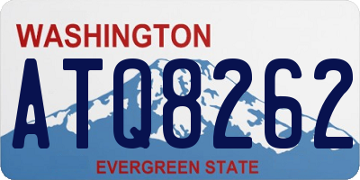 WA license plate ATQ8262