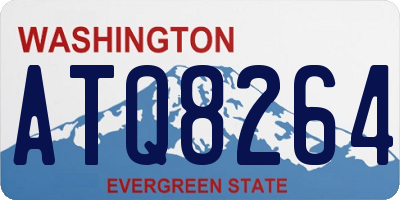 WA license plate ATQ8264