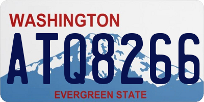 WA license plate ATQ8266