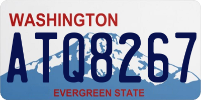 WA license plate ATQ8267