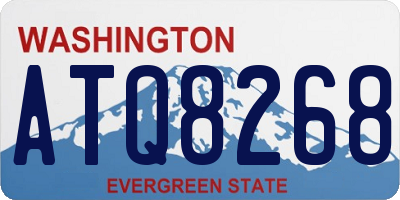 WA license plate ATQ8268
