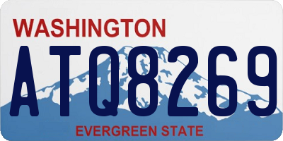 WA license plate ATQ8269