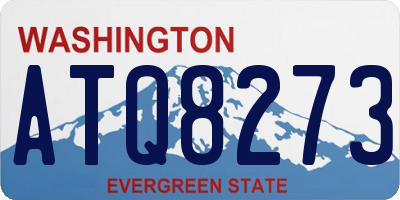 WA license plate ATQ8273