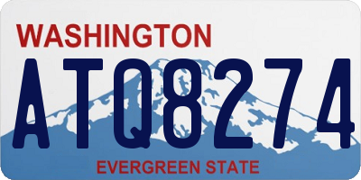 WA license plate ATQ8274