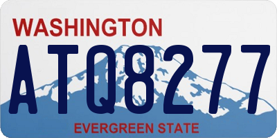 WA license plate ATQ8277