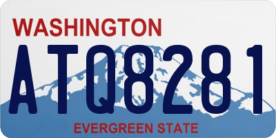 WA license plate ATQ8281