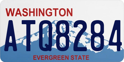 WA license plate ATQ8284