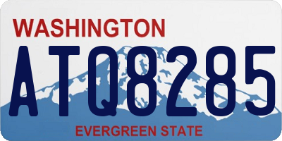 WA license plate ATQ8285