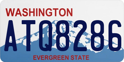 WA license plate ATQ8286