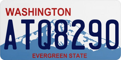 WA license plate ATQ8290