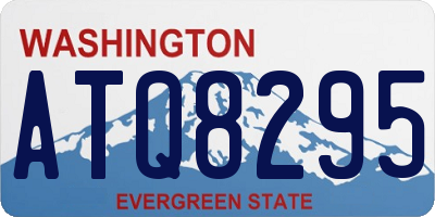 WA license plate ATQ8295