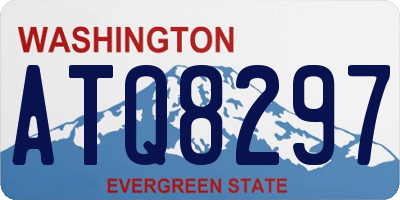WA license plate ATQ8297