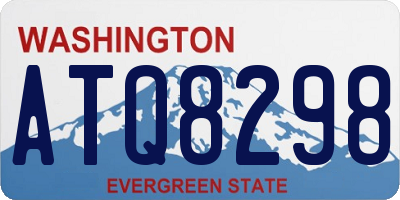WA license plate ATQ8298