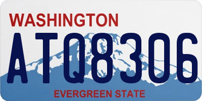 WA license plate ATQ8306